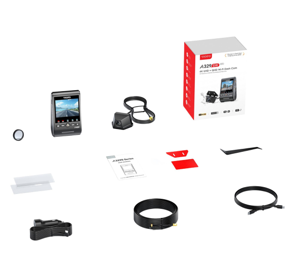 Viofo Rejestrator trasy A329SW 2CH GPS - 1358824 - zdjęcie 4